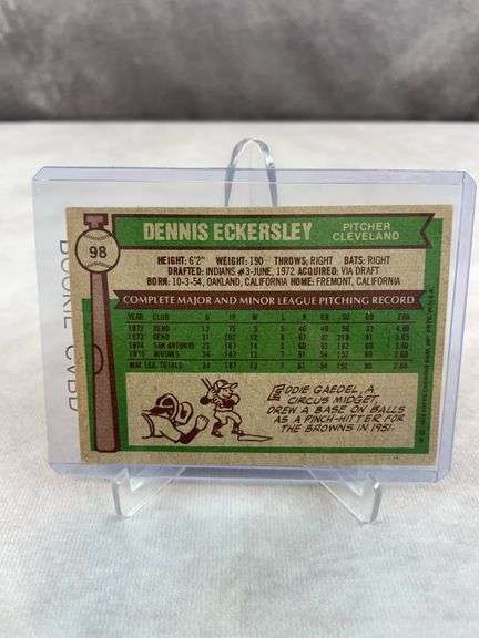 1976 Topps Dennis Eckersley  (Rookie)