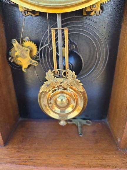 E.N. WELCH 1897 MANTLE CLOCK WORKS