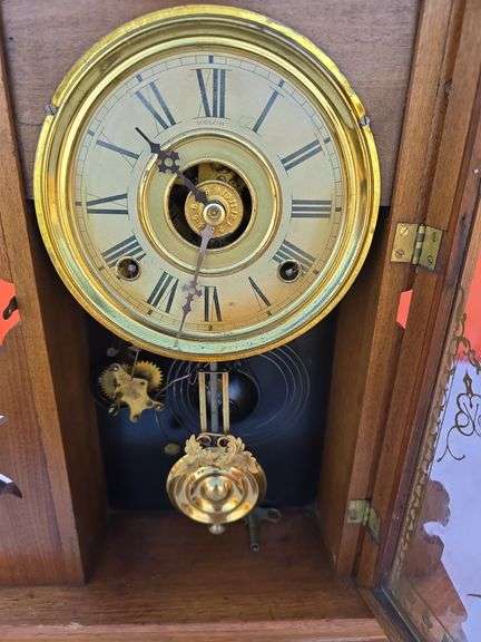E.N. WELCH 1897 MANTLE CLOCK WORKS