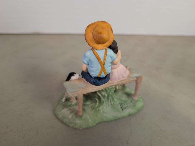 Porcelain Norman Rockwell figurine - Spring - Sweet Serenade