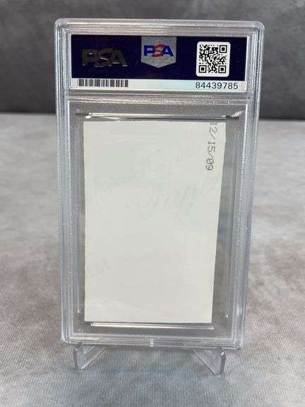 PSA Authentic Cut Autograph Tom Izzo Michigan State