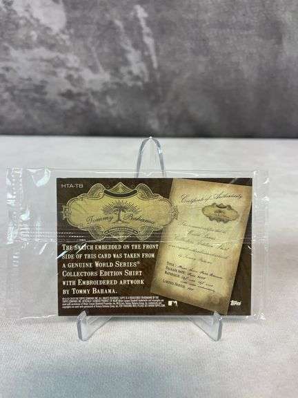 2009 World Series Collector's Edition Tommy Bahama Patch Card Sealed - Yankees vs Phillies