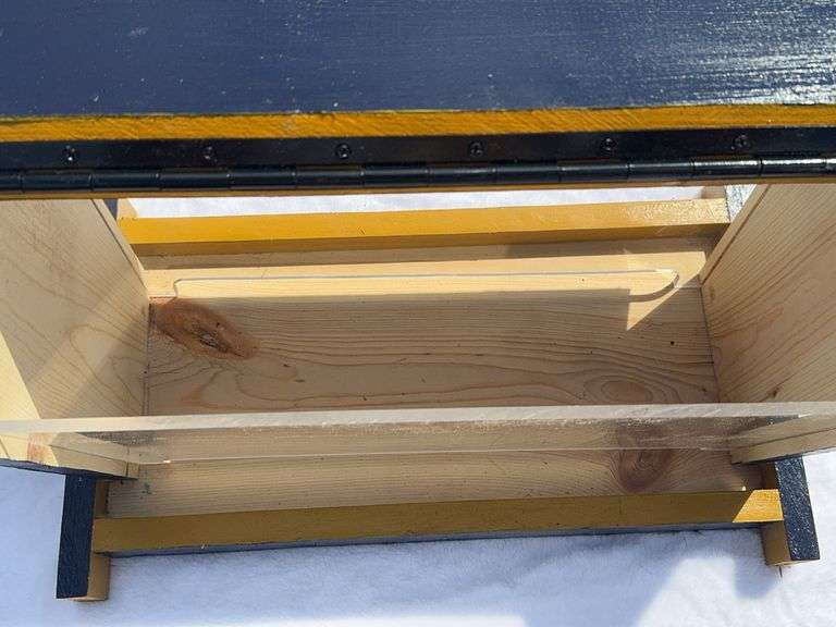 Homemade WVU Wooden Bird Feeder