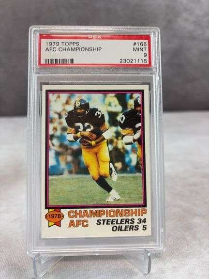 1979 Topps AFC Championship PSA 9- Franco Harris