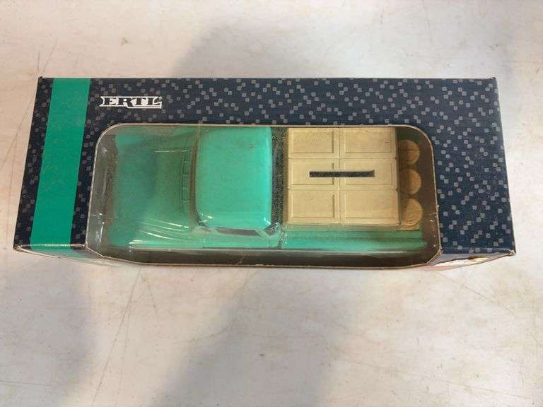 (2) True Value model truck banks - 1/25 and 1/34 scale, dirty