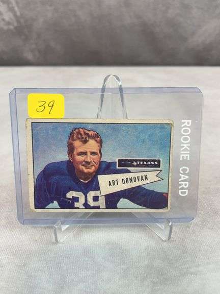 1952 Bowman Small: Art Donovan (Rookie card)