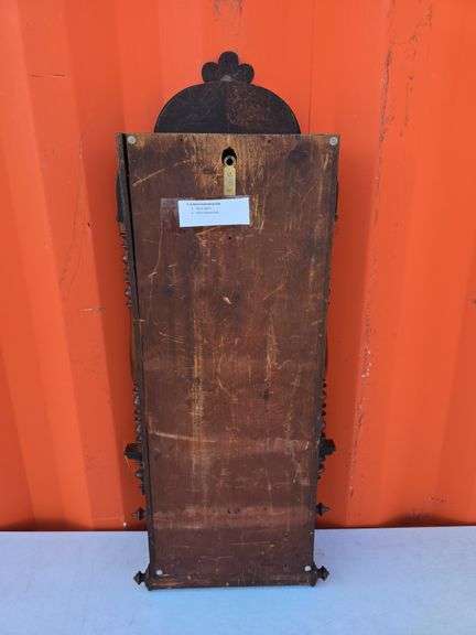 E.N. WELCH INLAID DROP DIAL WALL PARLOR CLOCK RARE