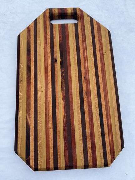 (2) Homemade Wooden Charcuterie Boards