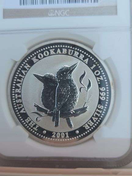 2001 AUSTRALIAN SILVER KOOKABURRA NGC MS63