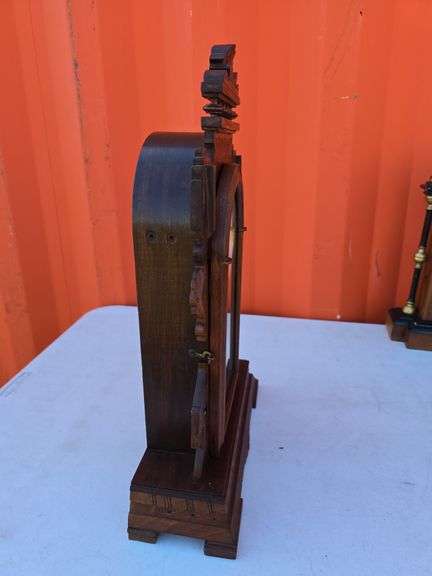 F. KROEBER LEGHORN 1882 WINDUP MANTLE CLOCK WORKS