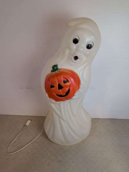 Halloween ghost blow mold - works - 34" tall