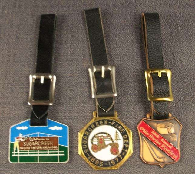 Sugarcreek Ohio, lot of 3 Watch Fobs