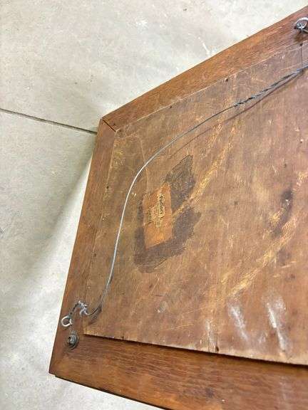 16” Square Mirror/Coat Rack