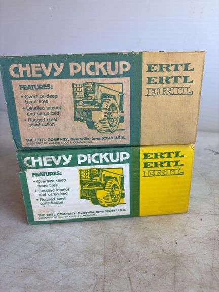 (2) John Deere model Chevy pickups - dirty