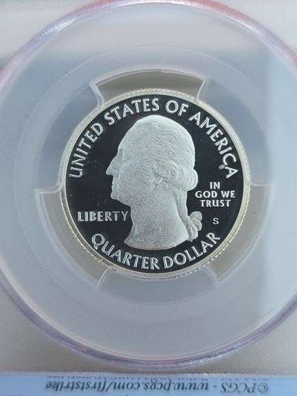 2011S CHICKASAW SILVER QUARTER PCGS PR69 DCAM