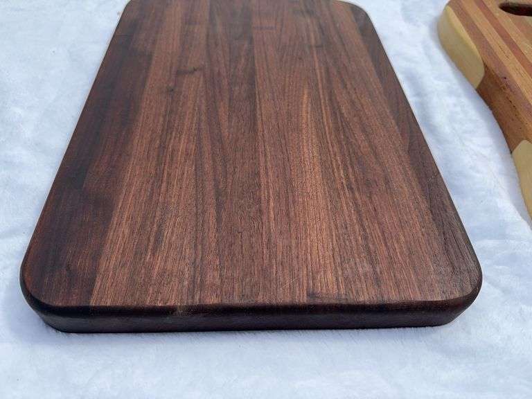 (2) Homemade Wooden Charcuterie Boards