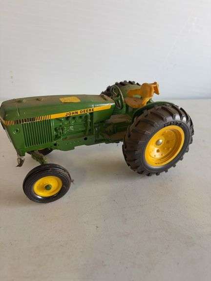 (2) John Deere die-cast model toy tractors