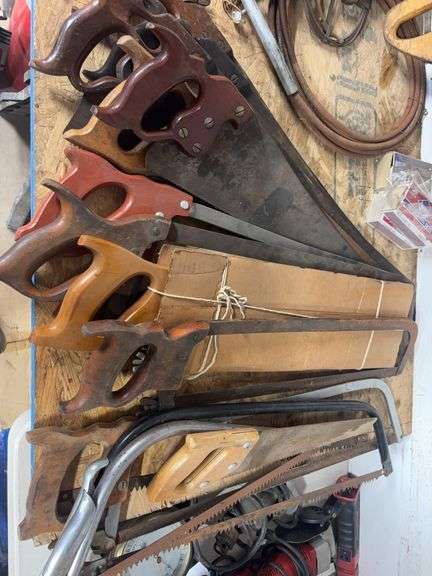 Lg Lot of Hand Saws -15