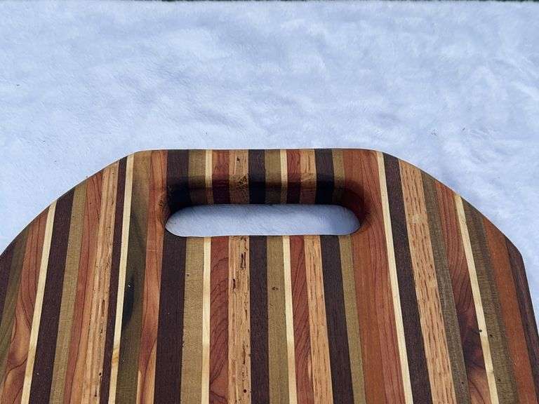 (2) Homemade Wooden Charcuterie Boards