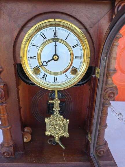 WELSH PATTI STYLE REPLICA MANTLE CLOCK WORKS