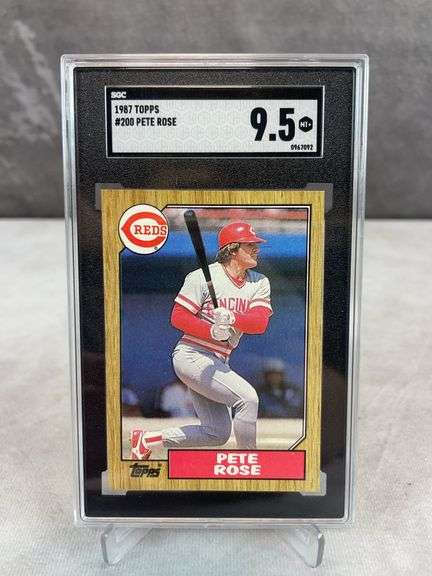 1987 Topps Pete Rose #200 - SGC 9.5