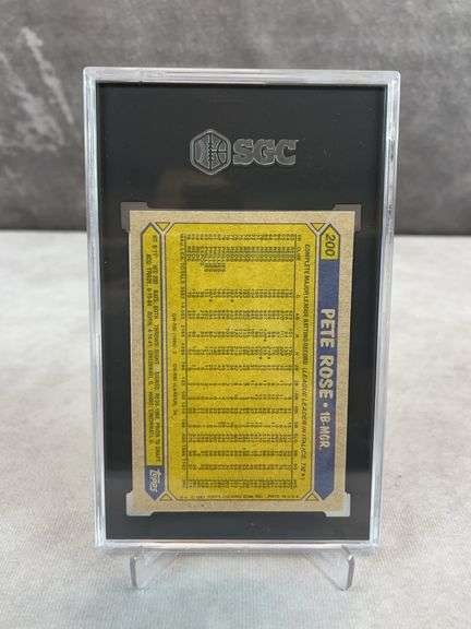 1987 Topps Pete Rose #200 - SGC 9.5