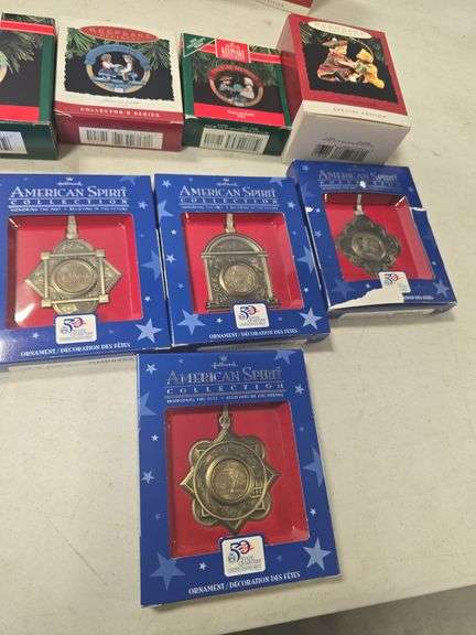 LOT OF MIXED HALLMARK CHRISTMAS ORNAMENTS
