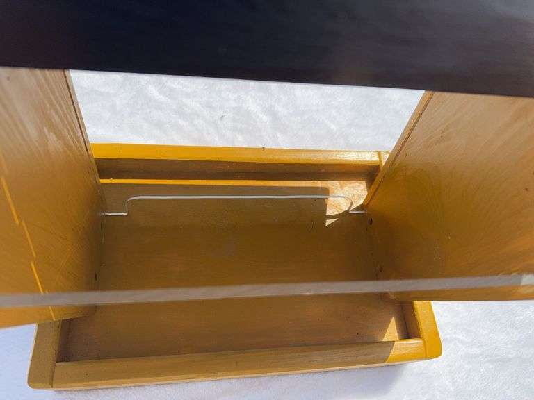 Homemade WVU Wooden Bird Feeder