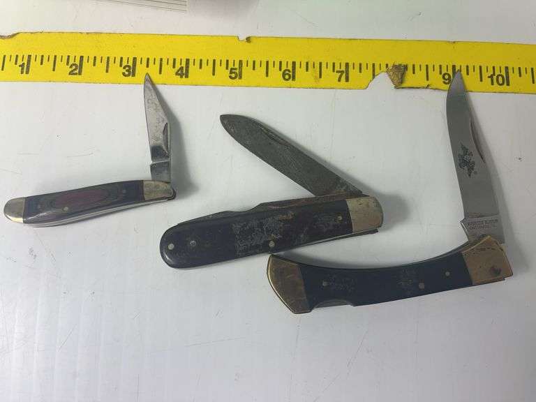 Three Pocket Knives
