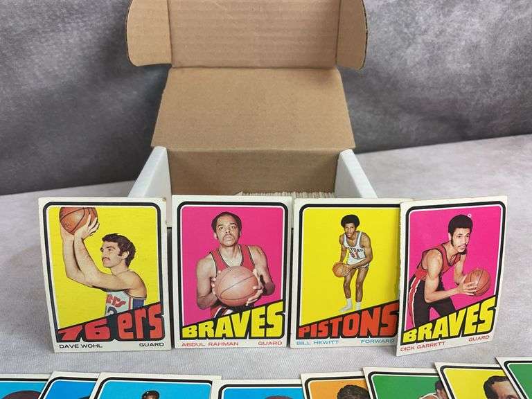 (100) 1972 Topps Basketball Cards