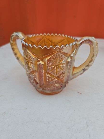 IMPERIAL STAR AND FILE MARIGOLD CREAMER