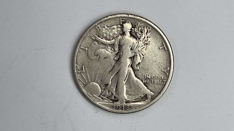 1918 Walking Liberty Half Dollar