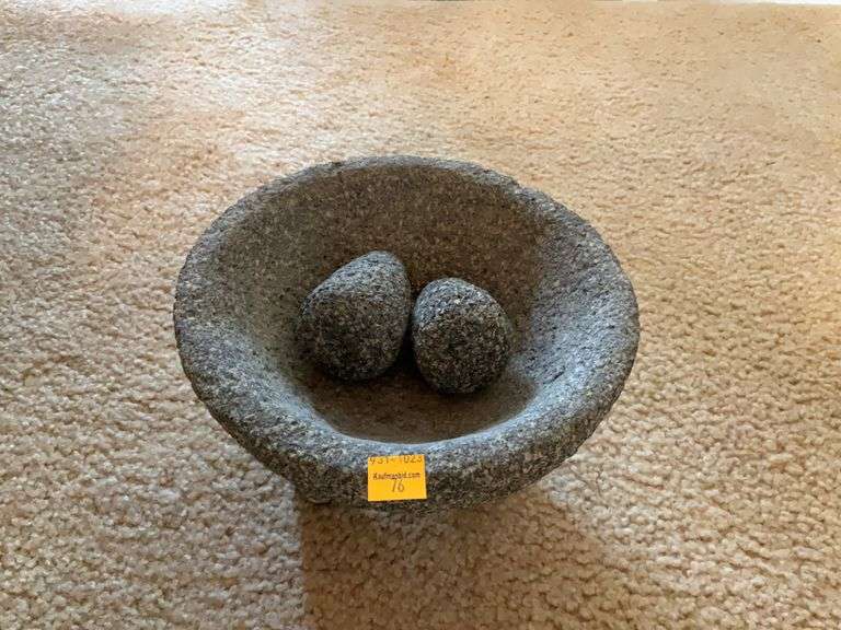 Granite Stone Mortar and Pestle
