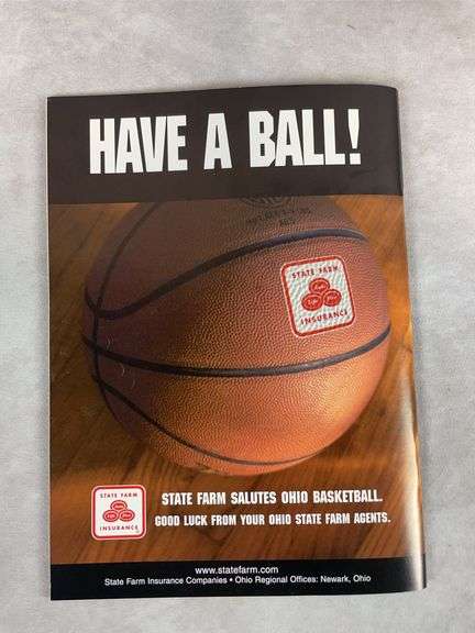 2000 OHSAA State Basketball Program - Featuring Lebron James as a freshman