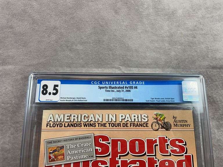 Tiger Woods Sports Illustrated - British Open Win - CGC 8.5