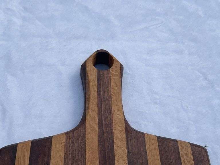 (2) Homemade Wooden Charcuterie Boards