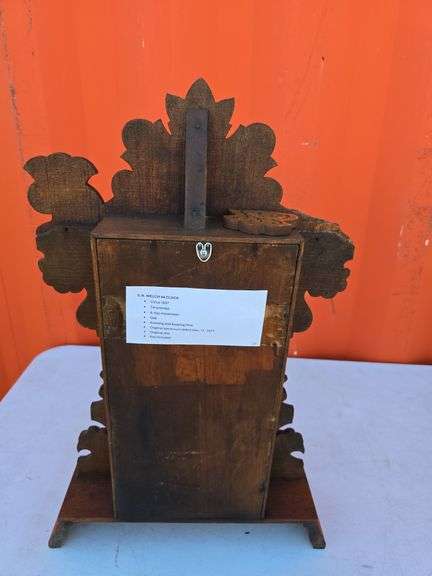 E.N. WELCH 1897 MANTLE CLOCK WORKS