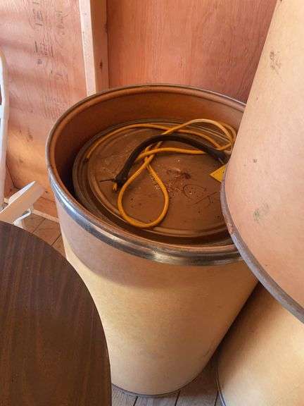 (10) drums of various sizes - some 400 lb.