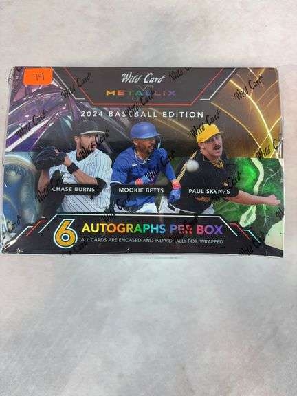 2024 Wild Card Metallix Baseball Hobby Box Factory Sealed