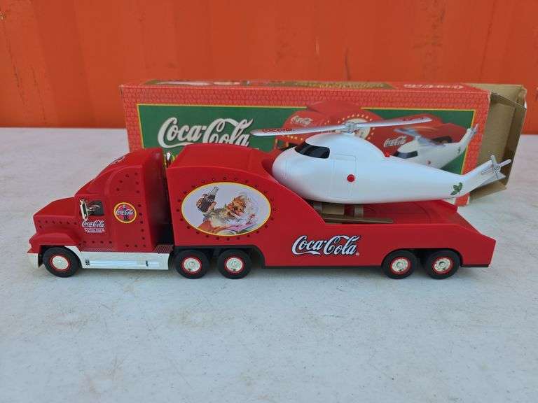 2000 COCA-COLA HELICOPTER CARRIER TRUCK WITH BOX