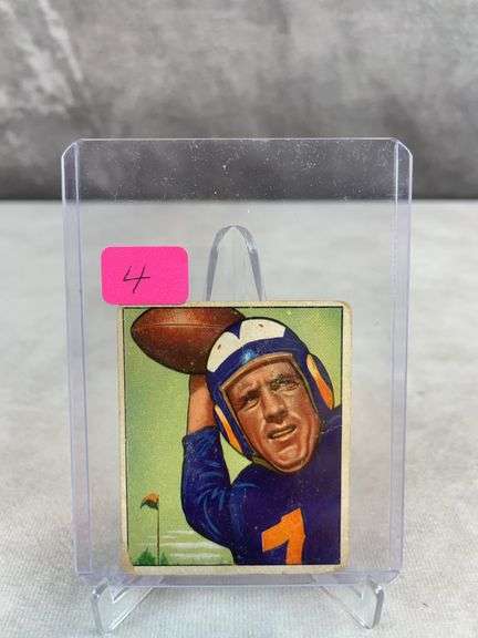 1950 Bowman football Bob Waterfield