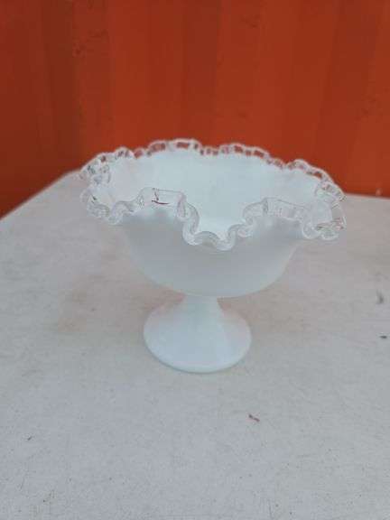 FENTON SILVER CREST COMPOTE
