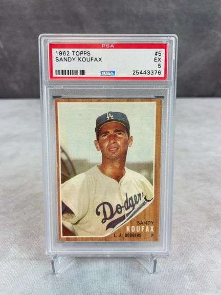 1962 Topps Sandy Koufax #5 - PSA 5