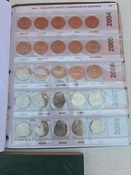 133 STATE QUARTERS IN 2 ALBUMS