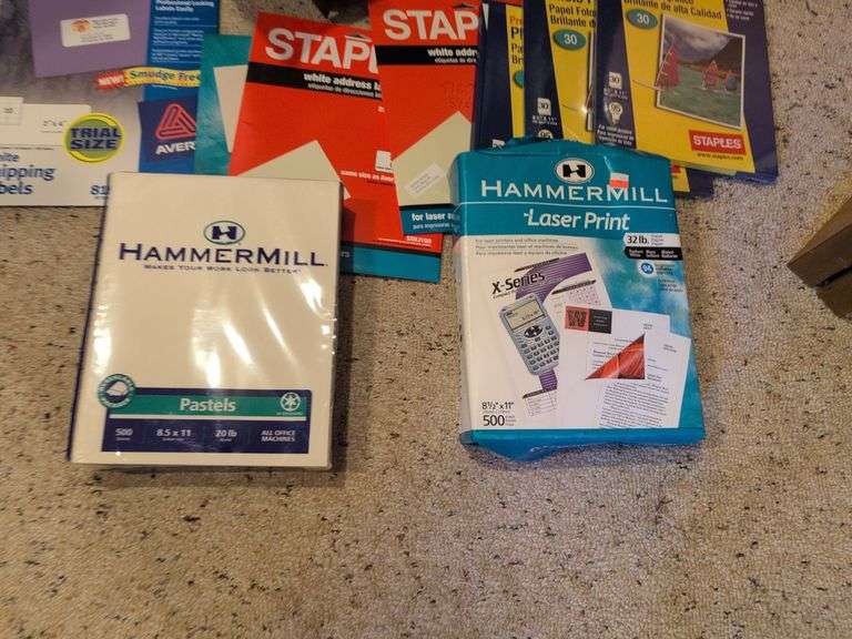 Assortment of paper products - some new