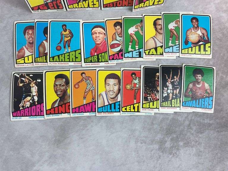 (100) 1972 Topps Basketball Cards