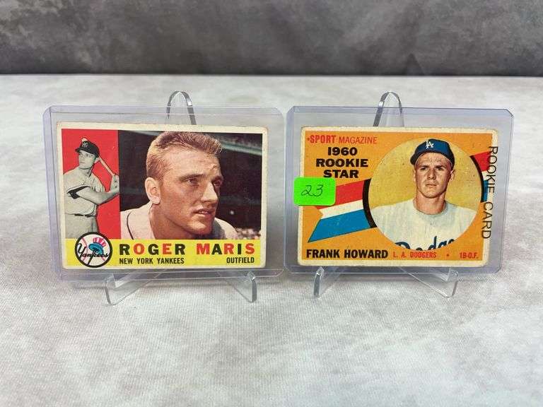 1960 Topps Frank Howard (Rookie) & Roger Maris