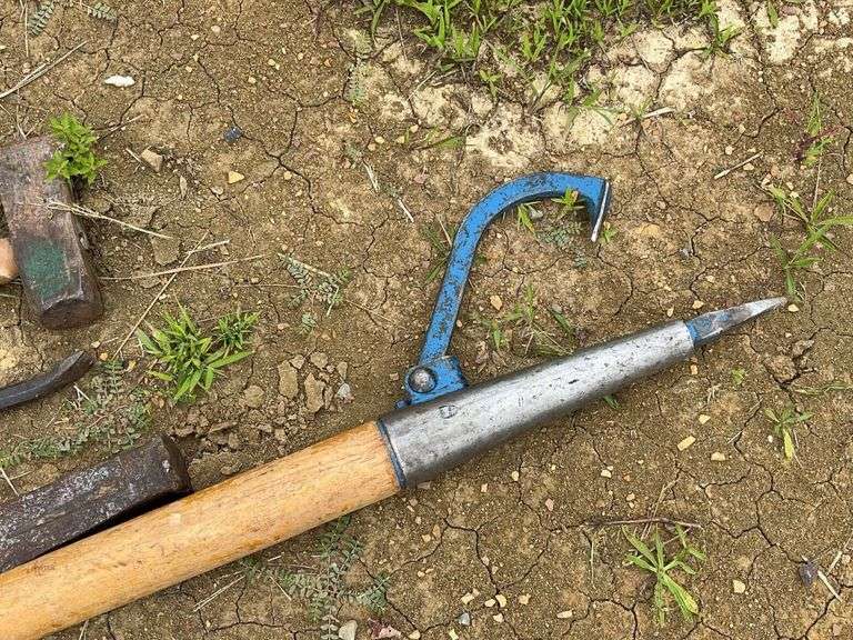Log Roller, Wedges, Splitting Maul, Ice Hook, Pry Bar