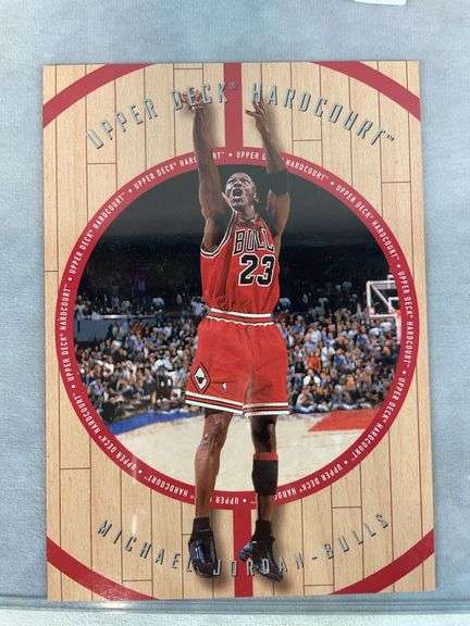2 Card 1998 Upper Deck Hardcourt Michael Jordan Jumbo Lot