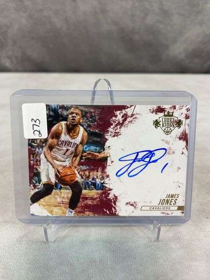 2015-16 Panini Court Kings #CK-JJ James Jones On-Card Auto Cavaliers